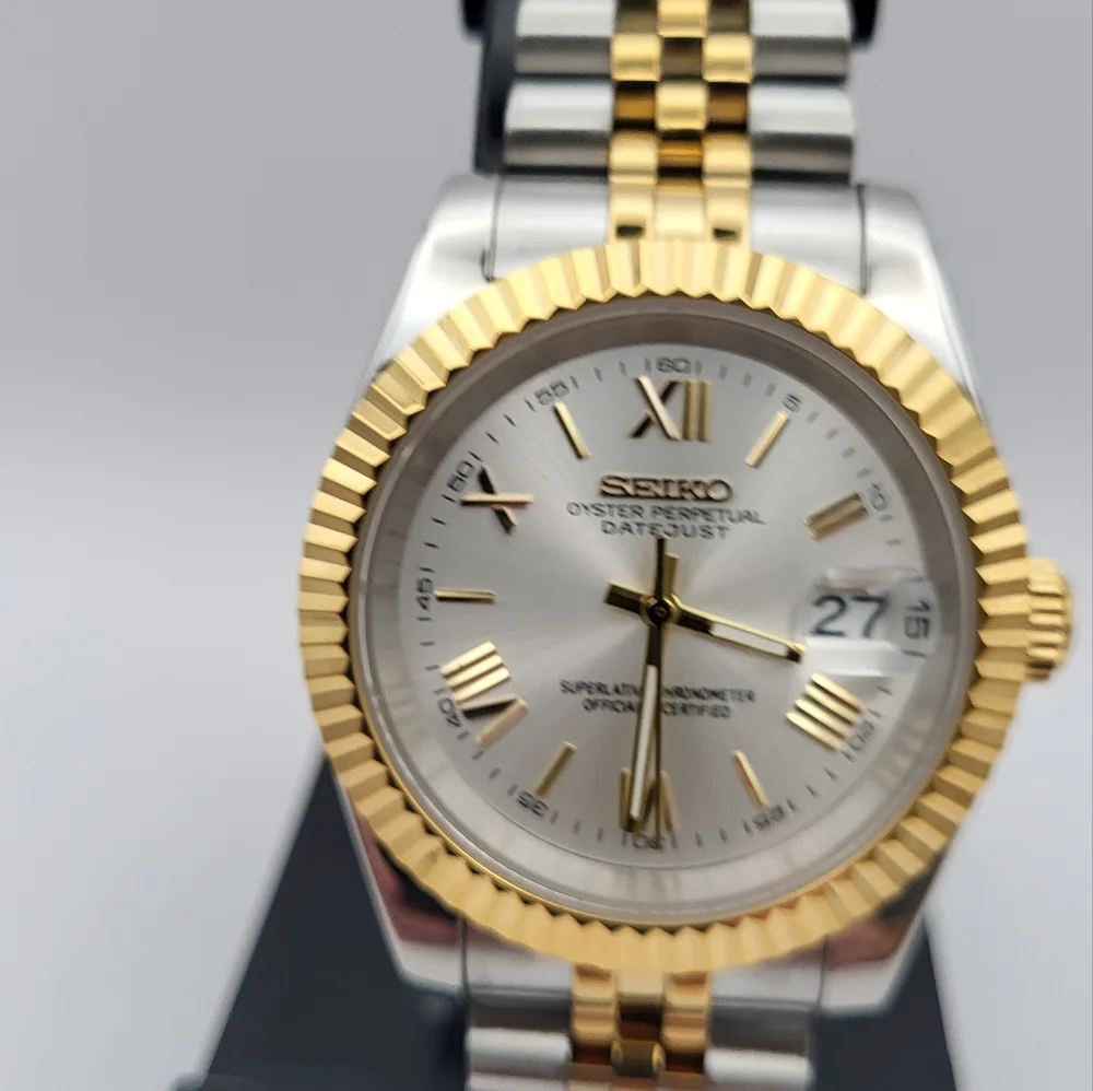 New Seiko Mod 36mm Automatic Watch